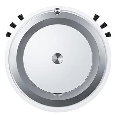 Imagem de Robô aspirador de pó, aspirador robótico superfino com esfregão, baixo ruído, controle de aplicativo, limpeza de agendamento, vassoura automática para piso duro, carpete, pelos de animais de estimação