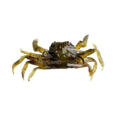 Imagem de Isca De Pesca Simulada De Lula Grande E Realista Com 2 Anzóis Triplos 