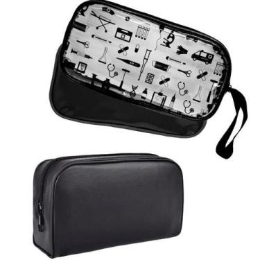 Imagem de Kit Bolsa Enfermagem Esteto E Aparelho Pressao Luxo Top - Love Saúde, 