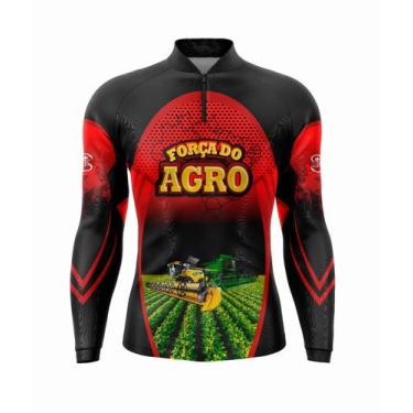 Imagem de Camisa Camiseta Agro Uvagricultura Colheitadeira Gll-15verme - SUPER -