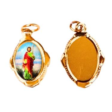 Imagem de Medalha São Judas Tadeu Chapa Resinada 12 unidades