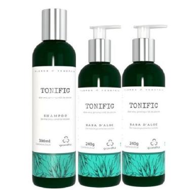 Imagem de Grandha Tonific 1 Shampoo 2 Baba D'Aloe Flores e Vegetais