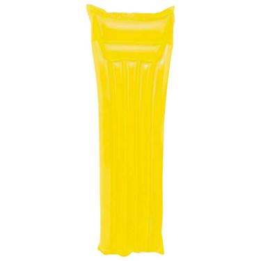 Imagem de Colchao Inflavel para Agua Summer 183x69cm Amarelo