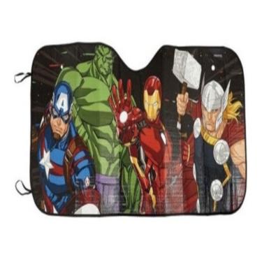 Imagem de Protetor Solar Automotivo Dobrável Avengers- Etitoys