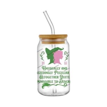 Imagem de Adesivos 3D UV DTF Wicked Elphaba 16oz Para Copos, Canecas E Garrafas 