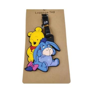 Imagem de Etiqueta De Bagagem Winnie Pooh Disney Anime, porta-ID Para Mala, Etiq