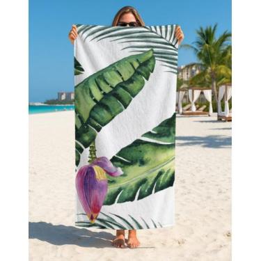 Imagem de Toalha Banho E Praia Verão Tropical Natureza Fauna Flora - Use Thuco, 