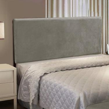 Imagem de Cabeceira Solteiro Cama Box 90cm Painel Clean Suede M11 - D'Rossi - DR