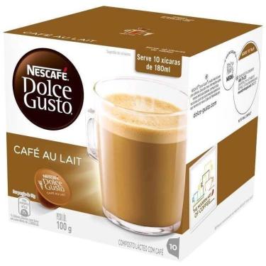 Imagem de 24 Caixa Café Nescafé Café Au Lait Dolce Gusto Bebida Lactea