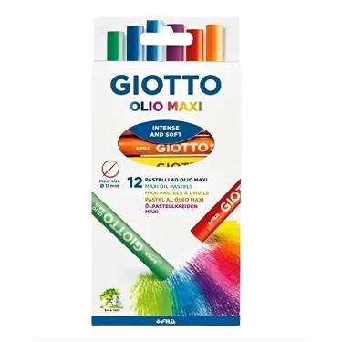 Imagem de Giz Pastel Oleoso Maxi Estojo 12 cores GIOTTO - Canson