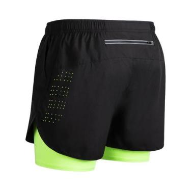 Imagem de Shorts Masculinos De Corrida E Academia De Secagem Rápida E Leves Com 