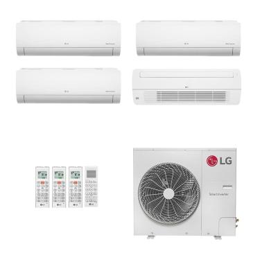 Imagem de Ar-Condicionado Multi Split Inverter LG 52.000 (3x Evap HW 9.000 + 1x Evap Cassete 1 Via 18.000) Só Frio 220V								