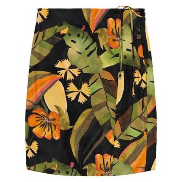 Imagem de Saia Midi Plus Size Secret Glam Preto, Plus G2, Preto