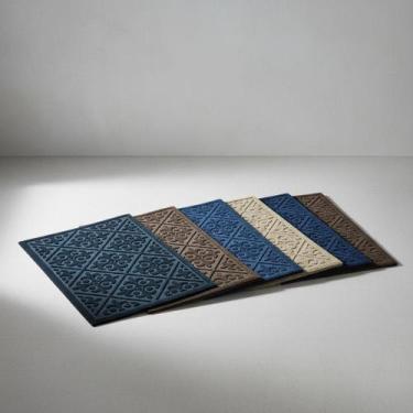 Imagem de 6 Tapetes Capachos Antiderrapante 37x57 Vinil Porta Entrada Decorativo