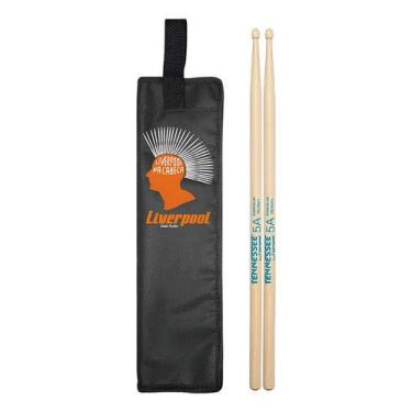 Imagem de Baqueta Liverpool Tennessee American Hickory Tnhy 7am + Bag