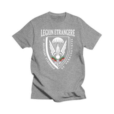 Imagem de Camiseta Masculina De Verão De Algodão Com Manga Curta E Gola Redonda,