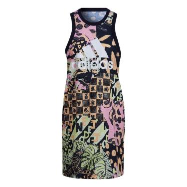 Imagem de Vestido Regata Algodão FARM Print Adidas-Feminino