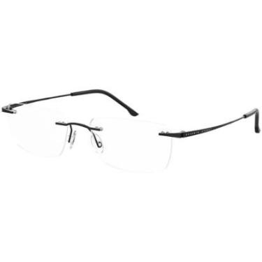 Imagem de Armação de Óculos Seventh Street 7A 077 807 - Preto 52-Masculino
