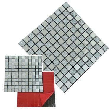 Imagem de Pastilha De Vidro Adesiva Parede Cozinha Banheiro Lavabo Sala Decorati