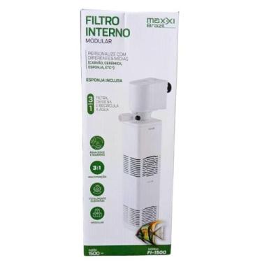 Imagem de Maxxi Filtro Interno FI-1500 1500l/h Água Doce e Salgada, 110V