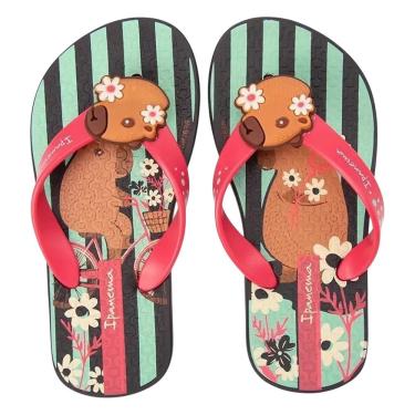 Imagem de Chinelo Infantil Menina Dia a Dia Passeio Capivara Ipanema