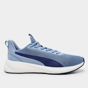 Imagem de Tênis Puma Flyer Lite 3 Wns Bdp Feminino, Azul, Prata, 36