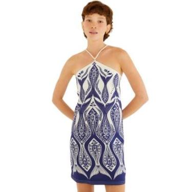 Imagem de Vestido Curto Farm Rio Alcinha Peixe Correnteza-Feminino