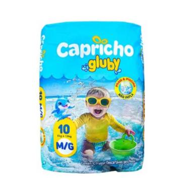 Imagem de Fralda Capricho Gluby  Praia e Piscina, M
