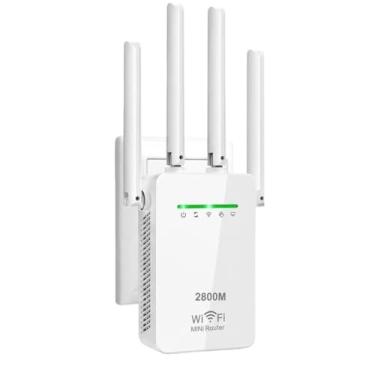 Imagem de Amplificador Wi-Fi 4 Antenas 300Mpbs Repetidor de Sinal Wifi Wireless Fácil Configuração WPS