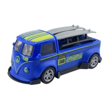 Imagem de Carrinho mini Pull Back Garagem S.A. Turbo Aventura Azul Candide