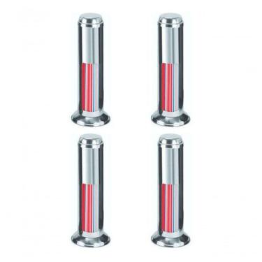 Imagem de Kit 4 Porta Canudo 300MM em Aço Inox 430 com Base 11CM para Bancada Higipack