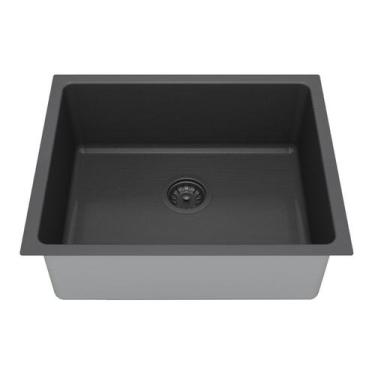 Imagem de Cuba para Cozinha Gourmet Pia Aço Inox 54x44x20cm Acetinado GhelPlus