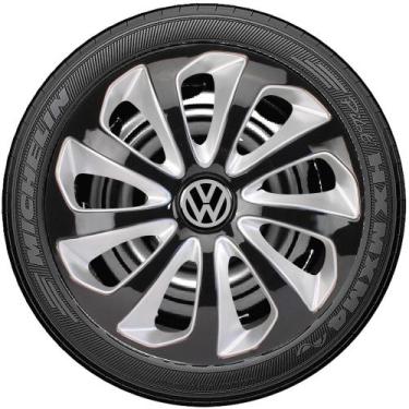 Imagem de Jogo 4 Calota Esportiva Aro 15 Velox Vw Gol G1 G2 G3 G4 G5 Up - Elitte