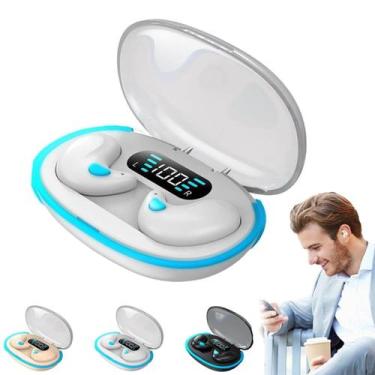 Imagem de Fone de ouvido Bluetooth Bone Conduction Sleep sem fio branco - Marca 