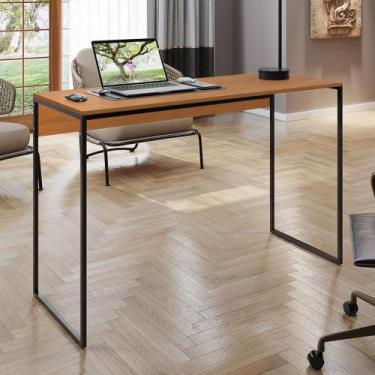 Imagem de Mesa de Escritório Home Office Start 90cm Estilo Industrial Savana - D