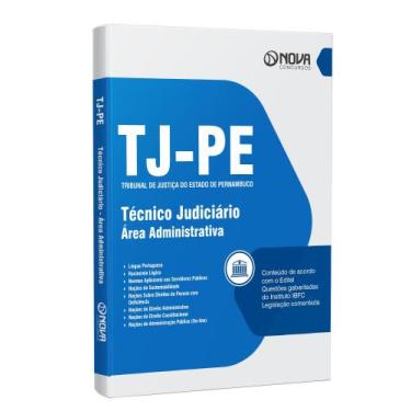 Imagem de Apostila TJ-PE - Técnico Judiciário - Área Administrativa - Nova Concu