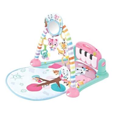 Imagem de Tapete De Atividades Com Piano E Bluetooth Maxibaby - Rosa - Congratul