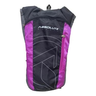 Imagem de Mochila De Hidratacao Ciclismo Absolute 2 L Tipo Camelbak, Preto, Roxo