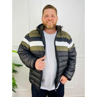 Imagem de Jaqueta Masculina Bobojaco Puffer Nylon Plus Size 560097 568024 - Delk