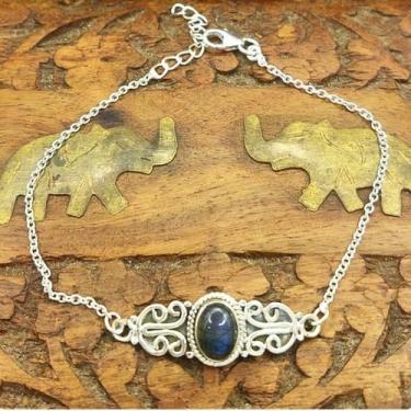 Imagem de Pulseira Life de Prata 925 Labradorita