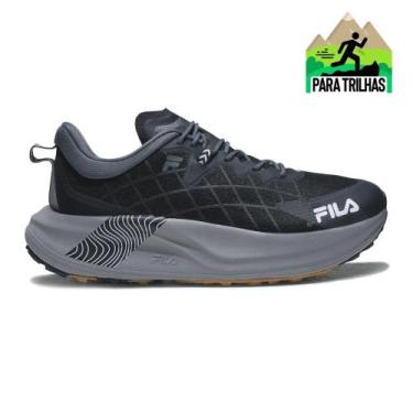 Imagem de Tênis Fila Racer Skytrail Masculino, 38, Preto, Cinza