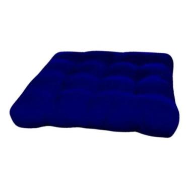 Imagem de Almofada Futon Cadeiras Bancos Áreas 60x60 Azul Marinho Cód. 600 - De 