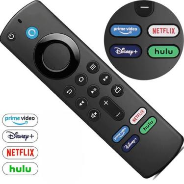 Imagem de Controle Remoto Comando de Voz Para Amazon Fire TV Stick e Stick 4k - 