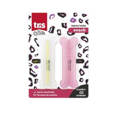 Imagem de Marca Texto Tris Holic Snack Ossinho Kit Contém 2 Unidades