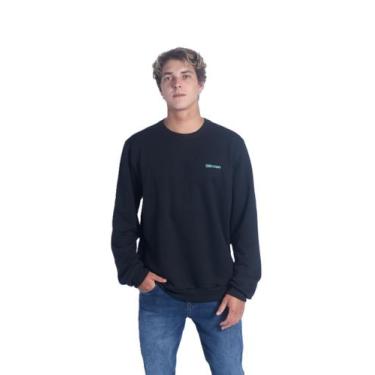 Imagem de Moletom Masculino Oceano Careca Estampado 85541, Preto, M