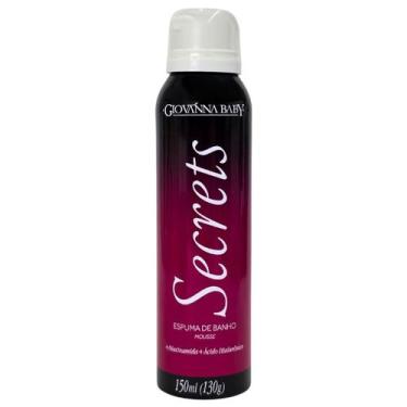 Imagem de Espuma de Banho Mousse Vegano Secrets Giovanna Baby 150ml / 130g