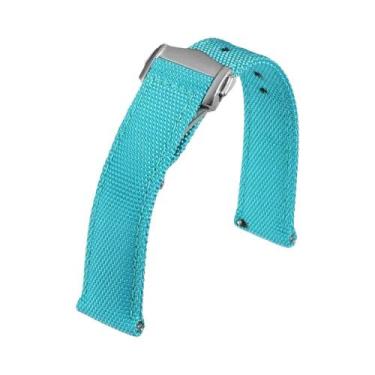 Imagem de Pulseira De Relógio De Nylon Impermeável Com Liberação Rápida 20mm 22m