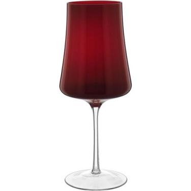 Imagem de Taças Latour Home&Co 24x10x10cm Vidro Vermelho 560ml 2pçs para Bar Fes