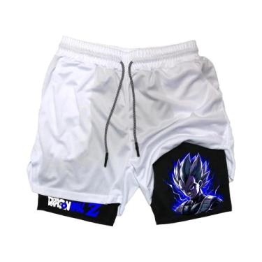 Imagem de Shorts Esportivos DBZ Autênticos, Leves E Com Tecnologia De Secagem Rá
