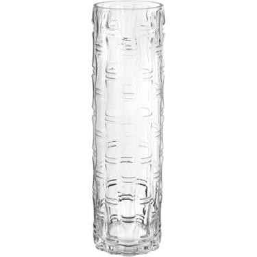 Imagem de Vaso Decorativo Home&Co 50x13cm Vidro Transparente Enfeite para Flores